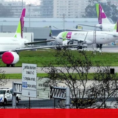 PSP entra em avião da TAP após denúncia durante voo