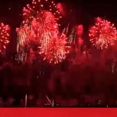 Almada celebra 2026 com fogo de artifício, música e desejos