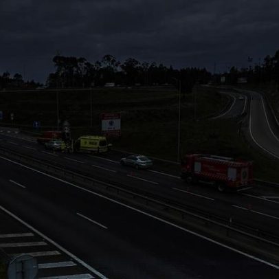 Motociclista morre em despiste na A41, Espinho