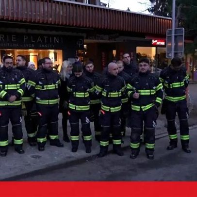 Bombeiros que responderam ao incêndio da discoteca suíça homenageiam as vítimas