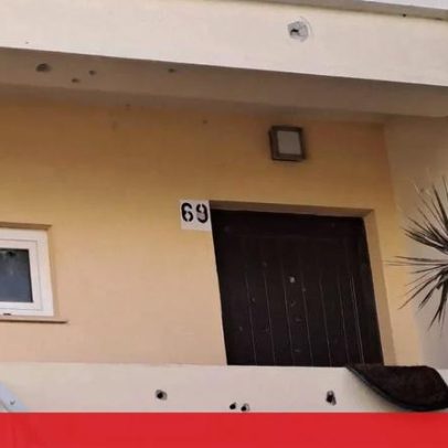 Tiros disparados contra a fachada de casa em Silves
