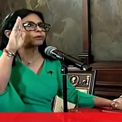 Delcy Rodríguez toma posse como presidenta interina da Venezuela
