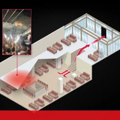 Bar suíço onde ocorreu a tragédia de Ano Novo