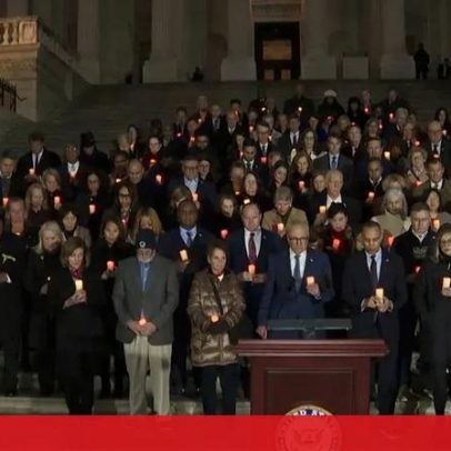 Líderes democratas lembram cinco anos do ataque ao Capitólio com minuto de silêncio
