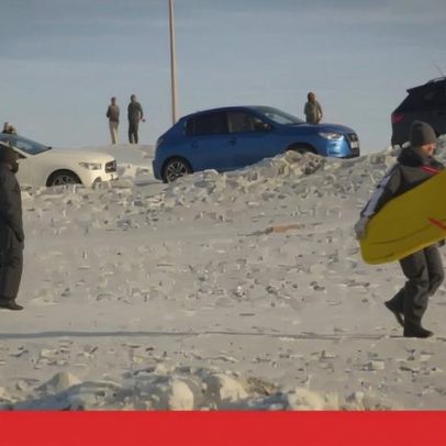 Sol atrai milhares à Serra da Estrela para o manto branco