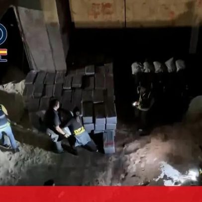 Polícia espanhola apreende 10 toneladas de cocaína em carregamento de sal