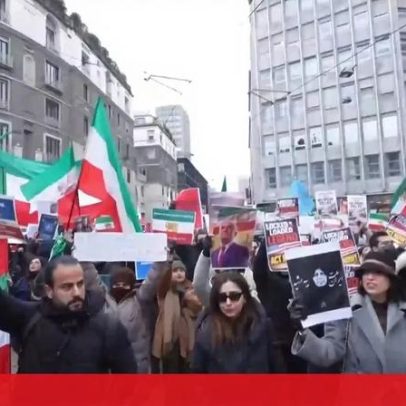 Milhares em Itália apoiam protestos no Irão