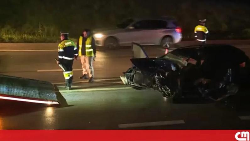 Três mortos num acidente no IC2 em Pombal
