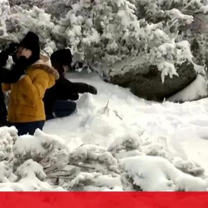 Turistas visitam Serra da Estrela no fim de semana