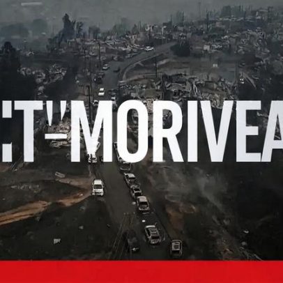 Imagens de drone mostram a devastação de incêndios florestais no Chile