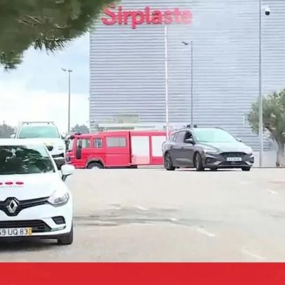Incêndio em empresa de Porto de Mós mobiliza 50 operacionais