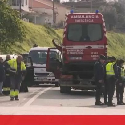 Quatro feridos em colisão entre ambulância e carrinha na IC2, Mealhada