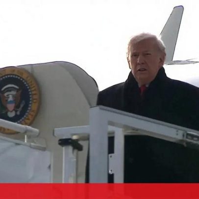 Trump chega à Suíça para o Fórum de Davos