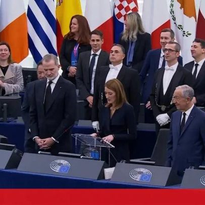 Marcelo Rebelo de Sousa e Felipe VI recebidos com aplausos no Parlamento Europeu