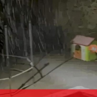 Depressão Ingrid provoca queda de neve em Bragança