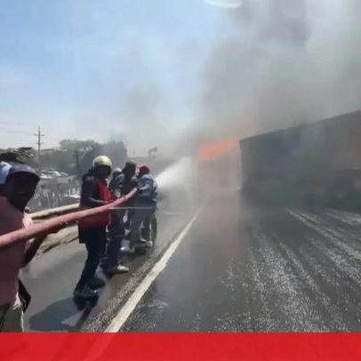 Camião-cisterna provoca incêndio no Quénia; há pelo menos uma morte