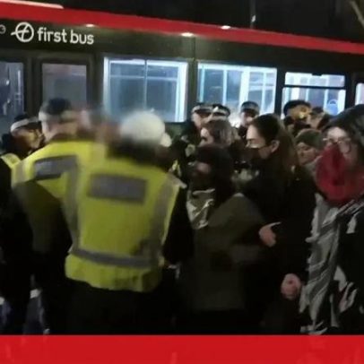 Polícia britânica detém 86 em protesto de apoio a ativista preso em greve de fome