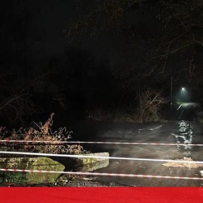 Ponte Guimarães–Póvoa de Lanhoso encerrada por subida do caudal do rio Ave