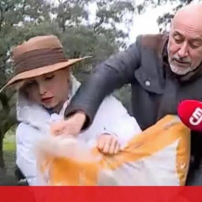 Luciana Abreu e Rui Oliveira partilham experiência junto das vacas no Alentejo