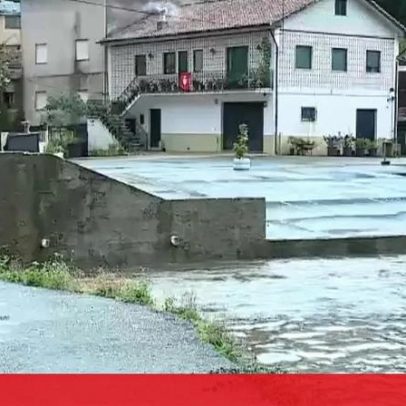 Tempo adverso provoca evacuação de aldeia em Coimbra