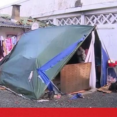 Jovem casal vive numa tenda com bebé em Beja devido à precariedade