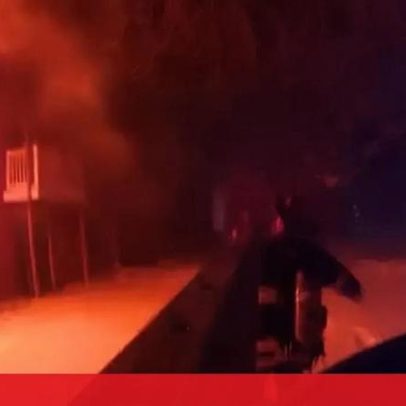 Bombeiros resgatam família e gato de apartamento em chamas no Michigan