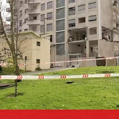 Explosão num prédio em Coimbra deixa cinco feridos e 35 desalojados