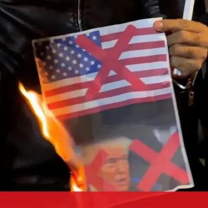 Iraquianos em Bagdade protestam contra intervenção de Trump no Iraque