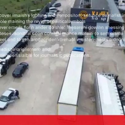 Leiria: camiões tombados e telhados destruídos captados por drone