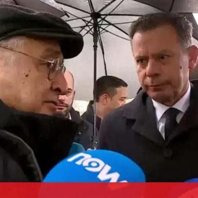 Montenegro visita zonas afetadas em Leiria e agradece ao Bispo D. José Ornelas pela acolhida