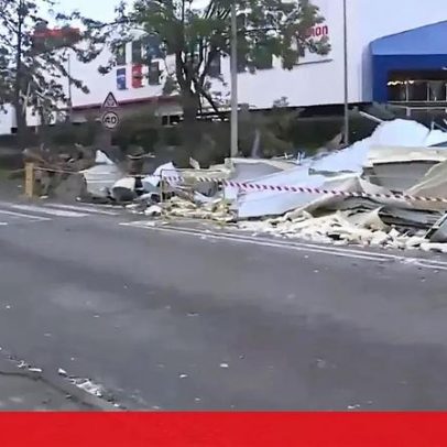 Depressão Kristin provoca danos em Castelo Branco