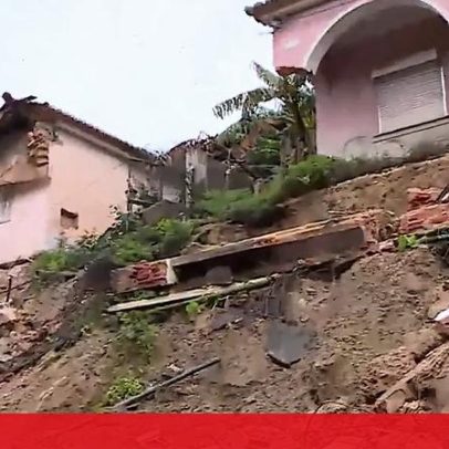 Deslizamento de terras em Porto Brandão corta estrada de acesso à vila