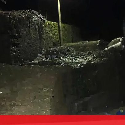 Deslizamento de terras destrói armazém e carros em Sabrosa