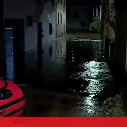 Moradores da Aldeia do Cabouco ficam presos em casa pela subida das águas