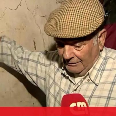 Tempestade Kristin danifica habitação em Óbidos, recorda idoso