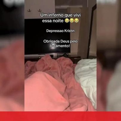 Jovem filma casa a voar durante a depressão Kristin em Sobral de Monte Agraço