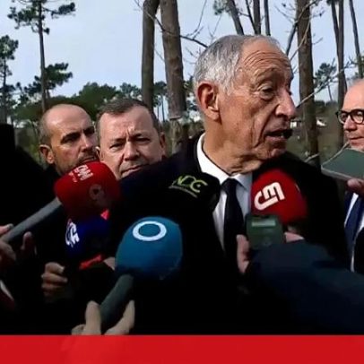 Marcelo acompanha a primeira grande catástrofe urbana em Figueira da Foz