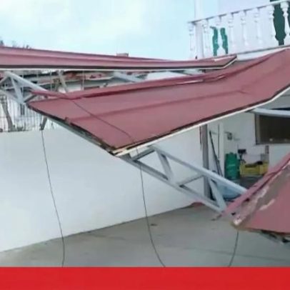 Mulher dependente de oxigénio desalojada após desabamento de telhado em Leiria