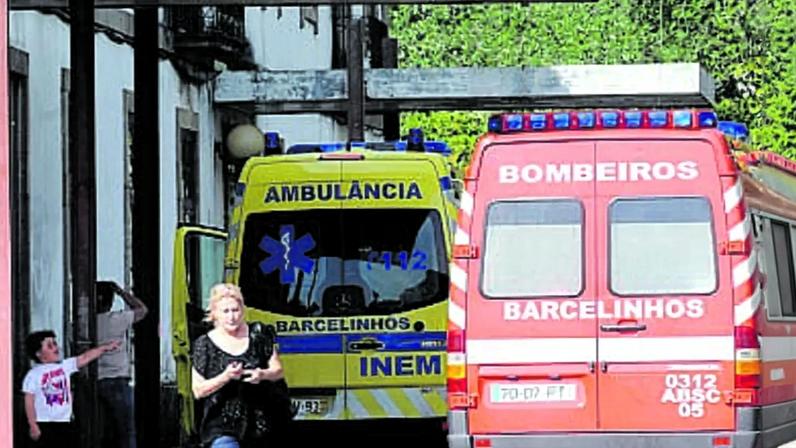Vítimas foram transportadas para o Hospital de Barcelos