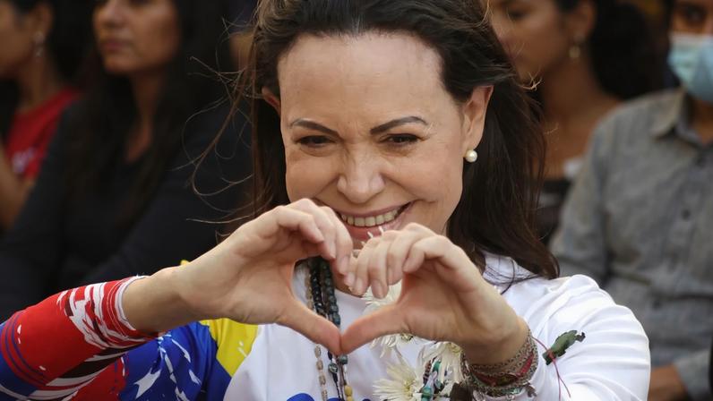 María Corina Machado vai reunir-se com Donald Trump