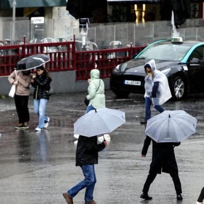 IPMA antecipa chuva e vento a partir de domingo, típico de inverno