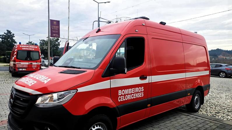Bombeiros de Celorico de Basto estiveram no local