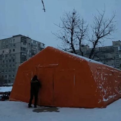 Ataque russo deixa 5.600 casas sem aquecimento em Kiev