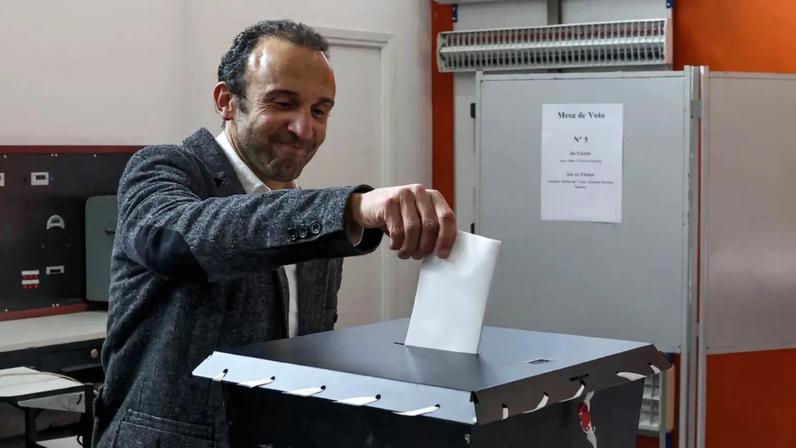 André Pestana a votar