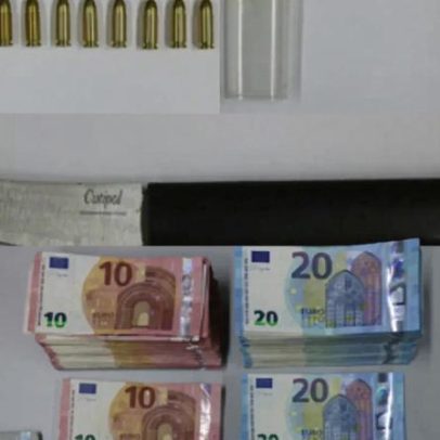 Suspeito de violência doméstica detido com 10 mil euros em Gaia