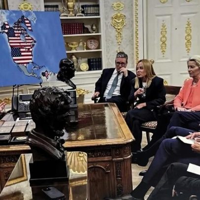 Trump partilha mapa dos EUA que inclui Groenlândia, Canadá e Venezuela