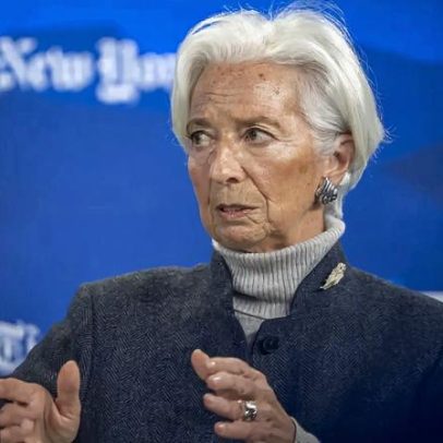 Lagarde abandona jantar em Davos após encontro com secretário do Comércio dos EUA