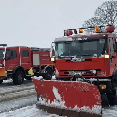 Nevão à moda antiga mobiliza 15 veículos e 15 operacionais em Montalegre