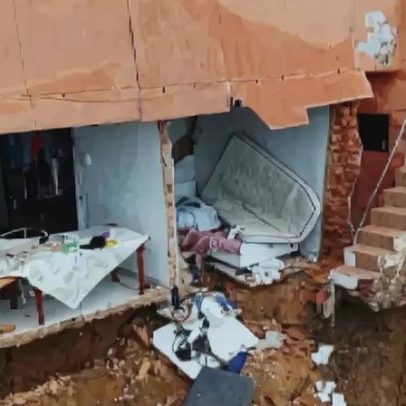 Família com quatro crianças desalojada após desabamento de casa em Setúbal