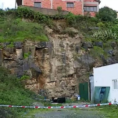 Casal e três filhos desalojados após derrocada em Oeiras